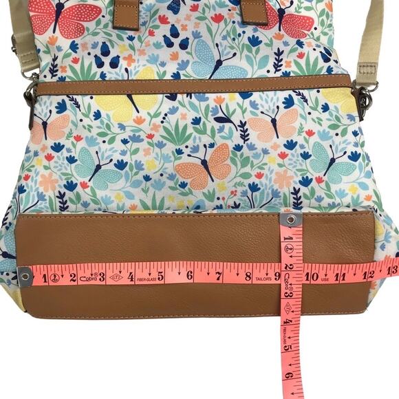 LILY BLOOM Isla Floral Foldover Crossbody Bag Cottagecore Western Preppy Fairy - Picture 11 of 12